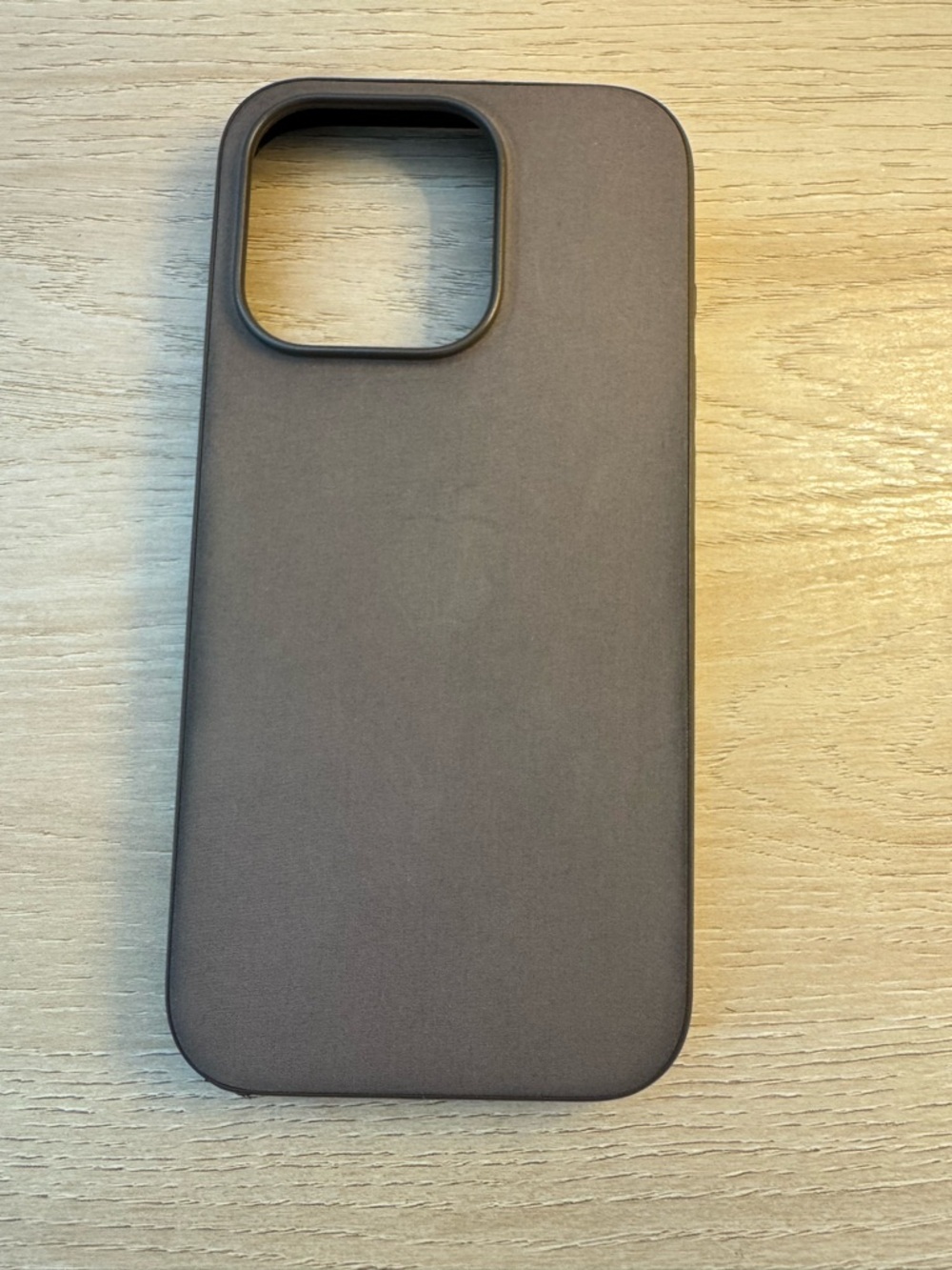 iPhone 15 Pro Fine Woven Case with MagSafe in Taupe